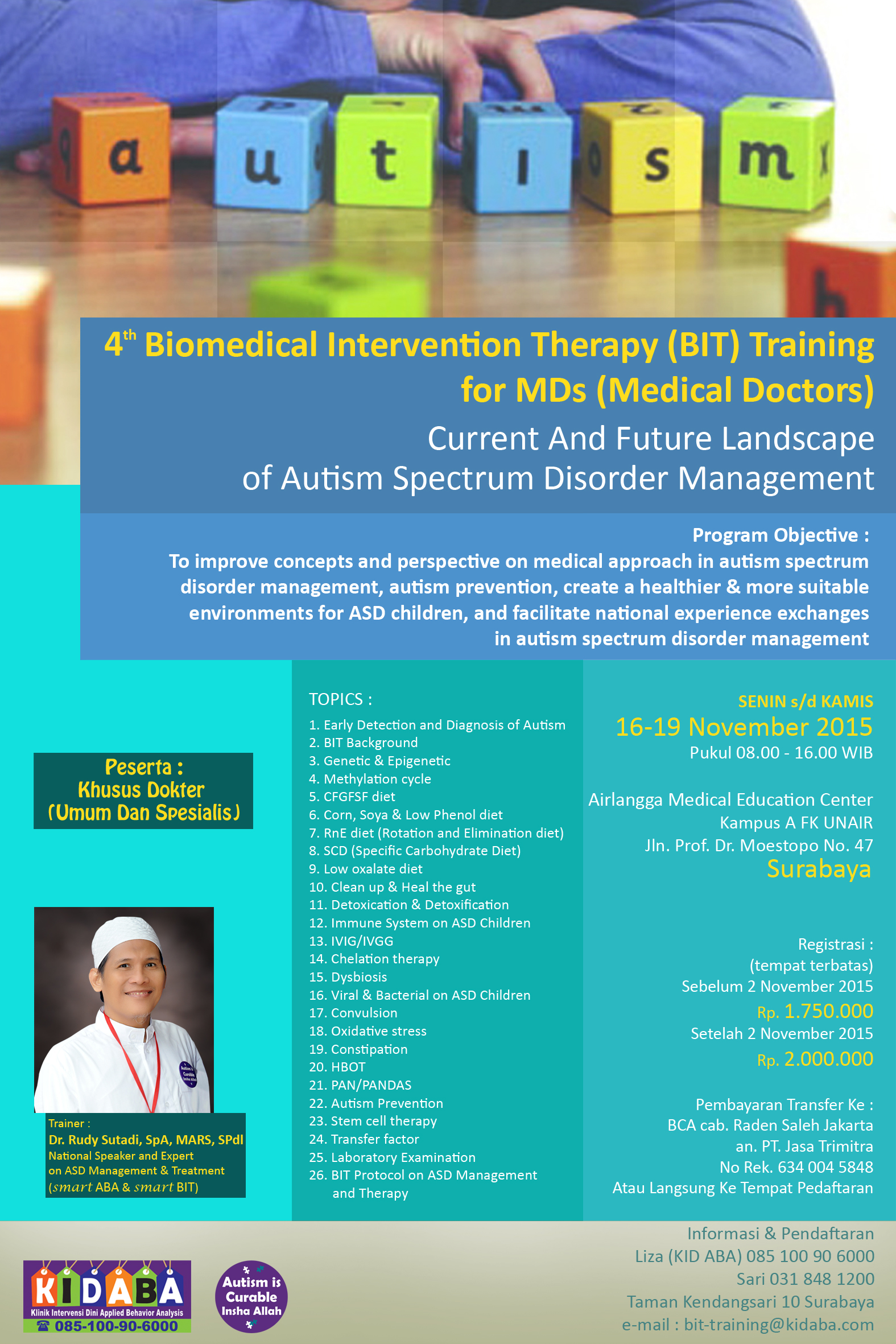 BIT Training Untuk Autisme Bagi Dokter
