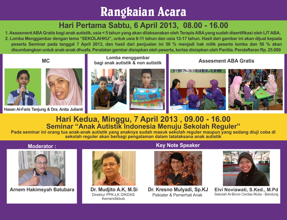 GEBYAR HARI AUTIS SEDUNIA 2013