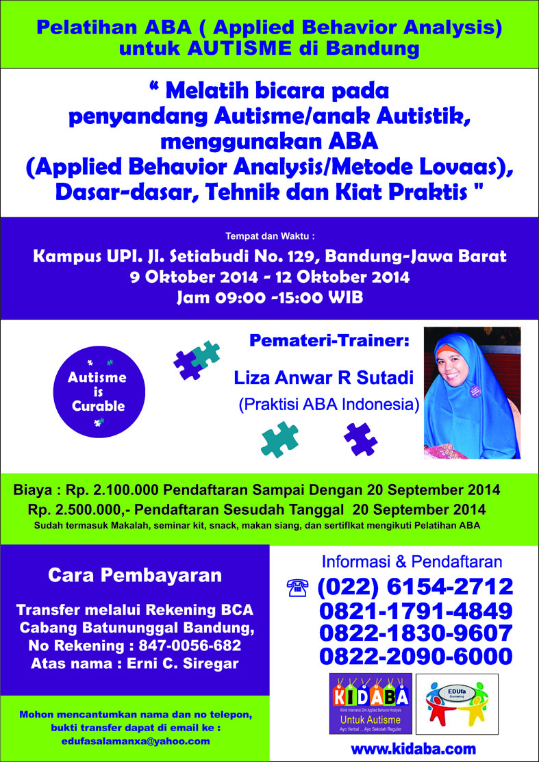 PELATIHAN ABA UNTUK AUTISME