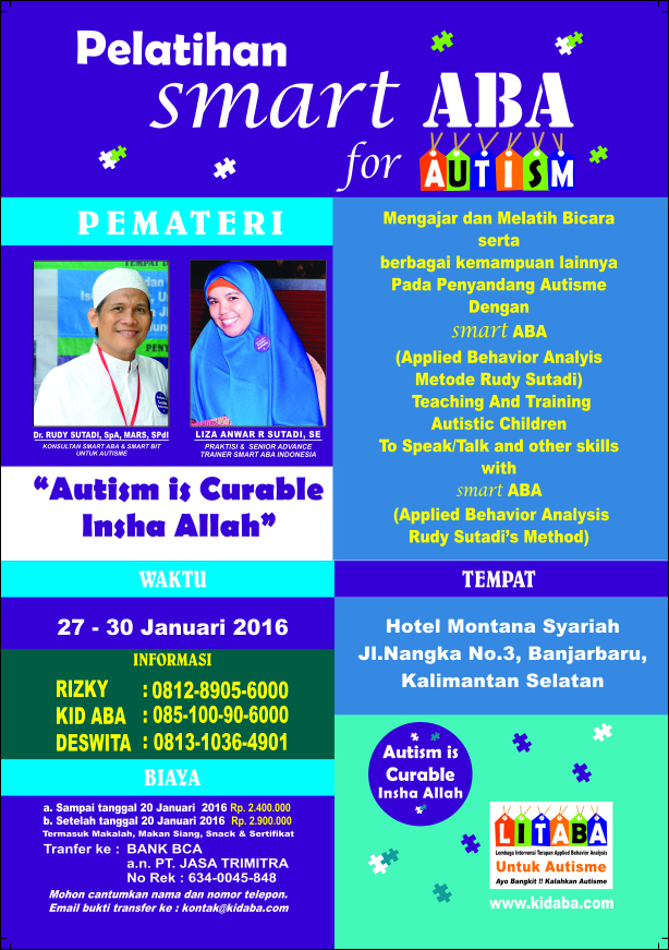 Pelatihan ABA untuk Autisme