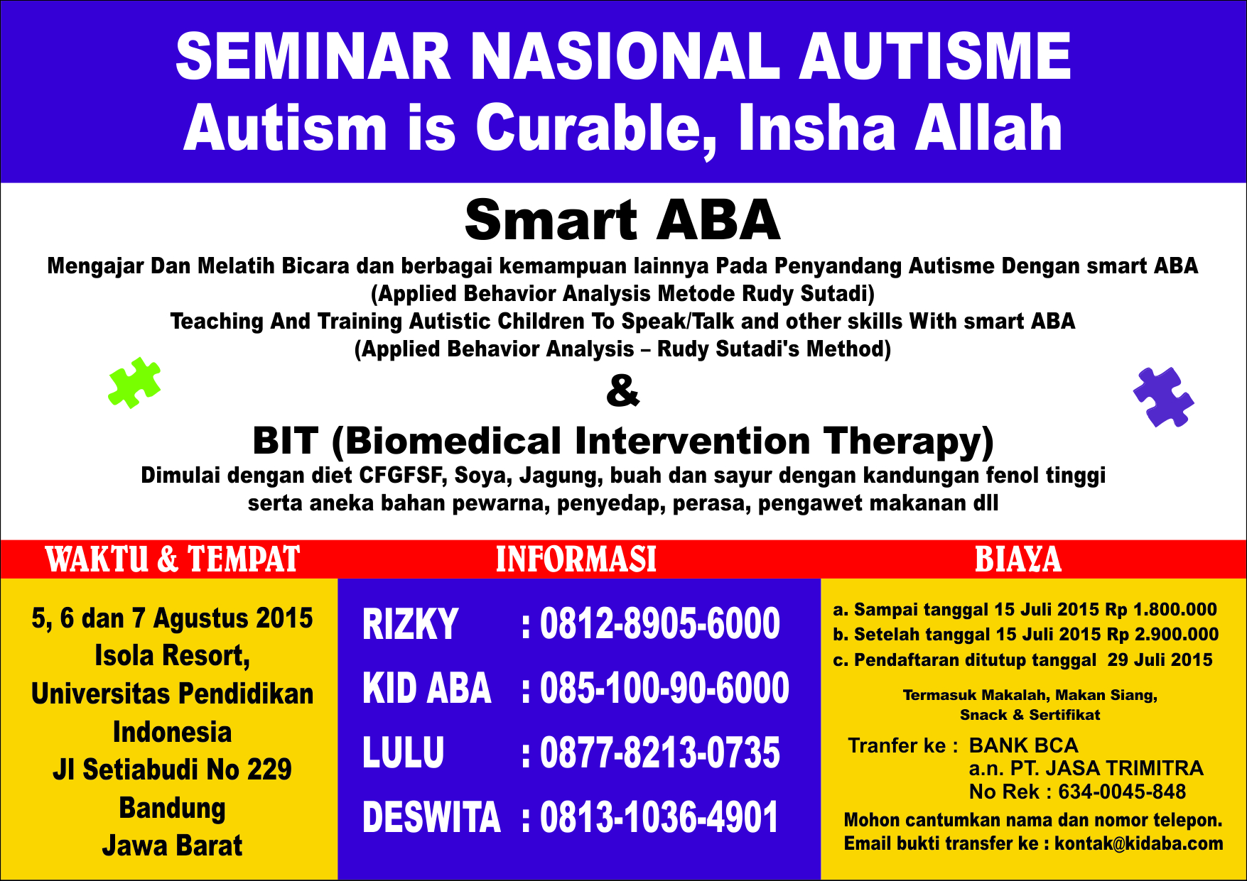 Seminar Nasional Autisme